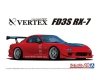 Aoshima 05839 1/24 TC#9 Vertex Fd3S Rx7 '99 Mazda